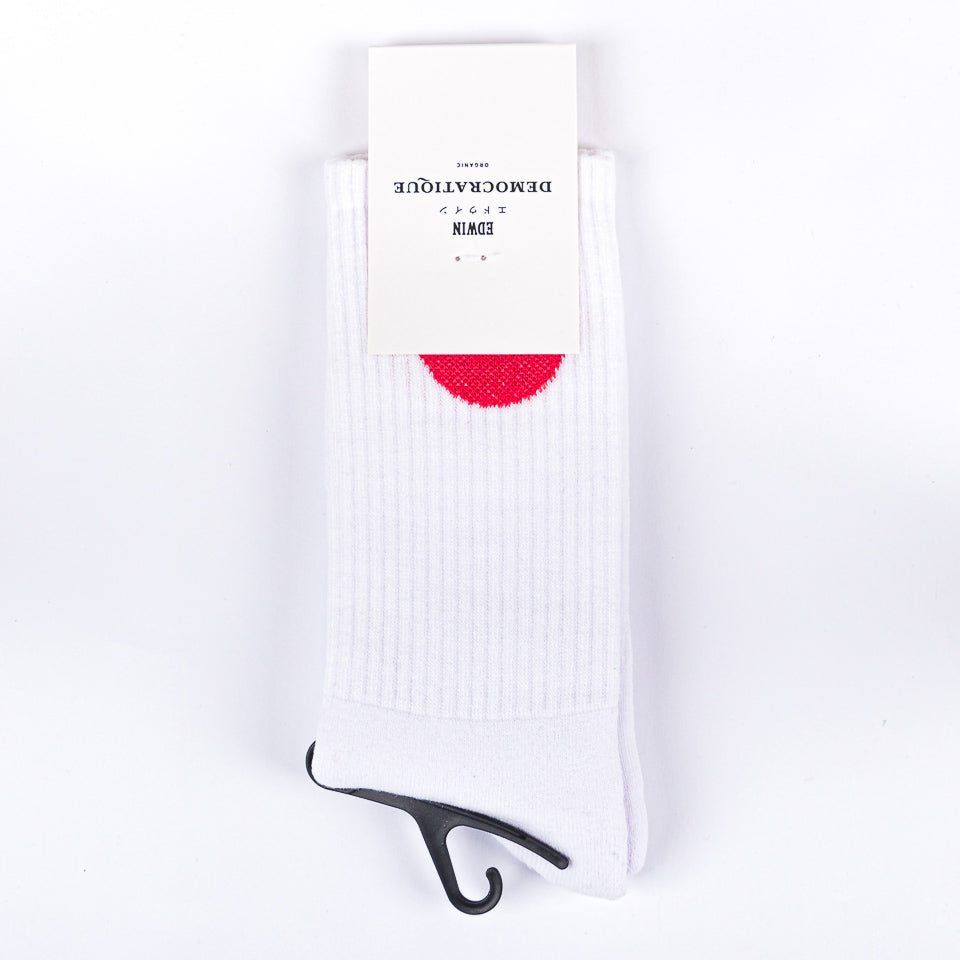 Edwin - Socks Japanese X Democratique White