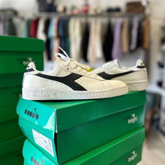 Diadora - Sneaker Game L Low Waxed White/Black