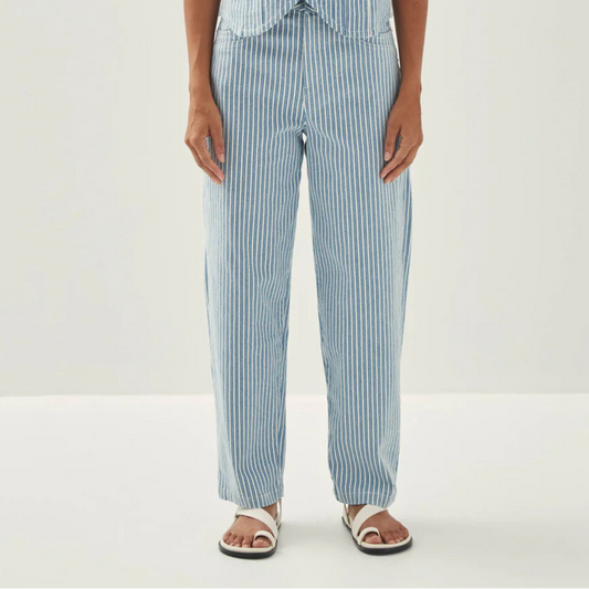 Alohas - Jeans Lorenza Stripes Blue White