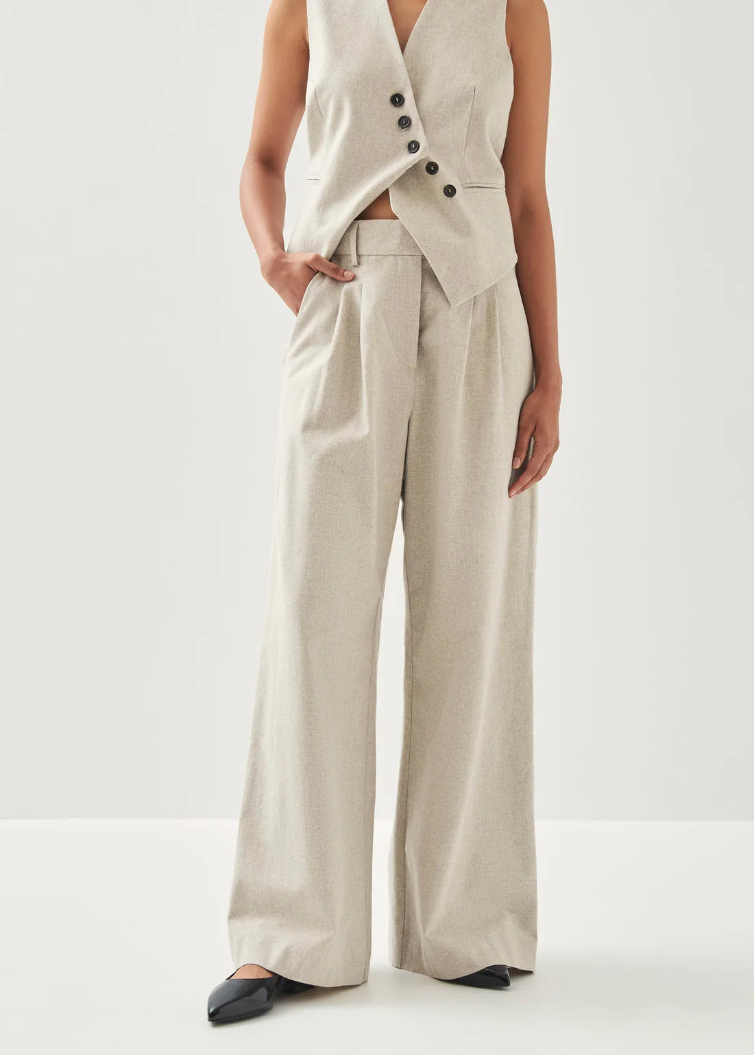 Alohas - Trousers Meran Cream