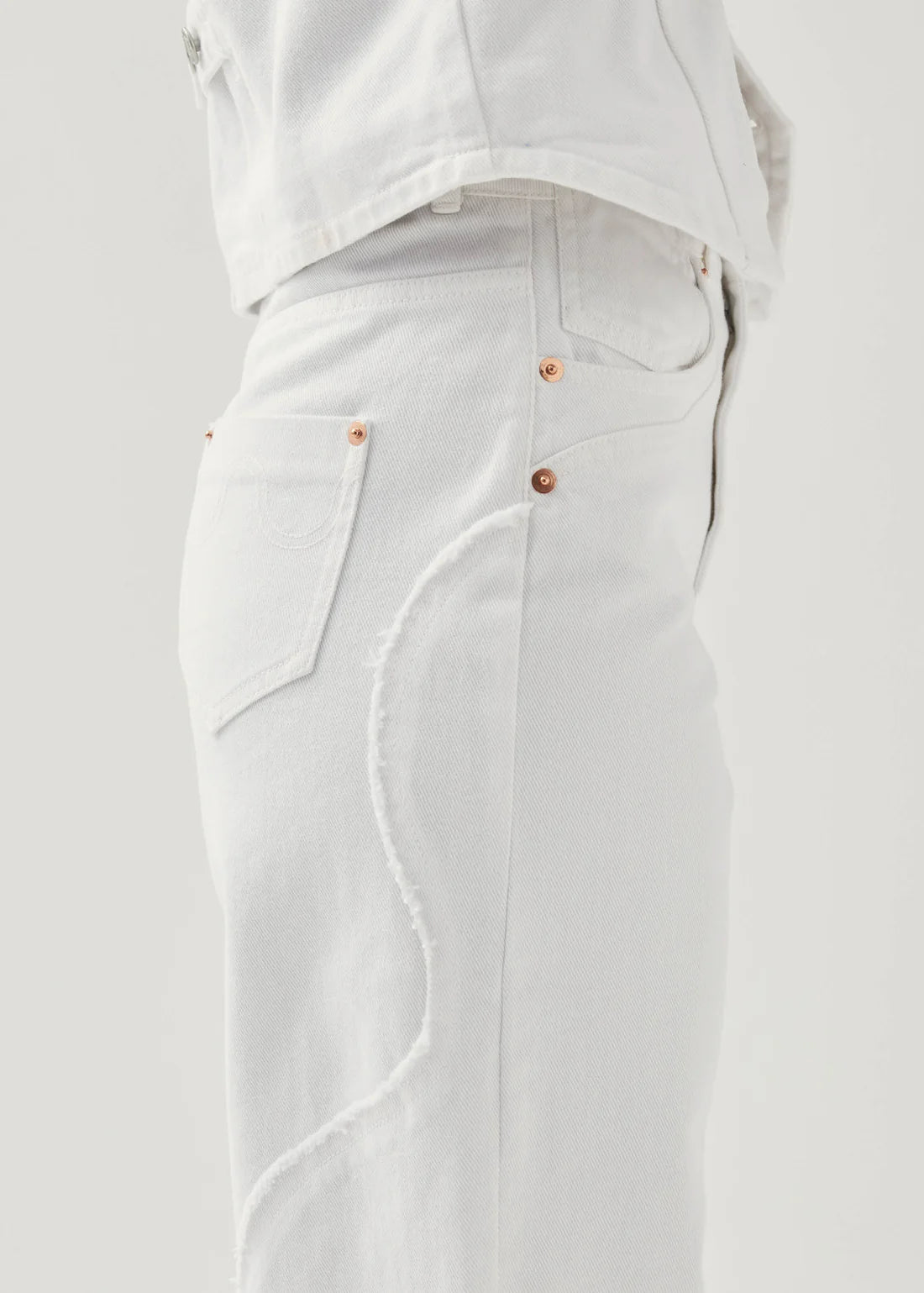 Alohas - Jeans Lorenza White