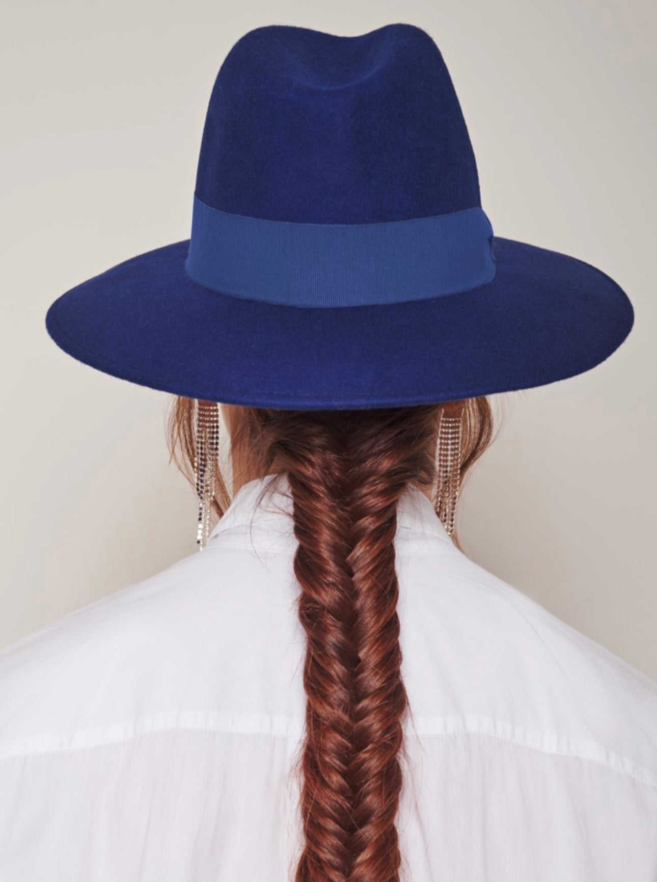 Eticlò - Hat Fedora Wool Blue