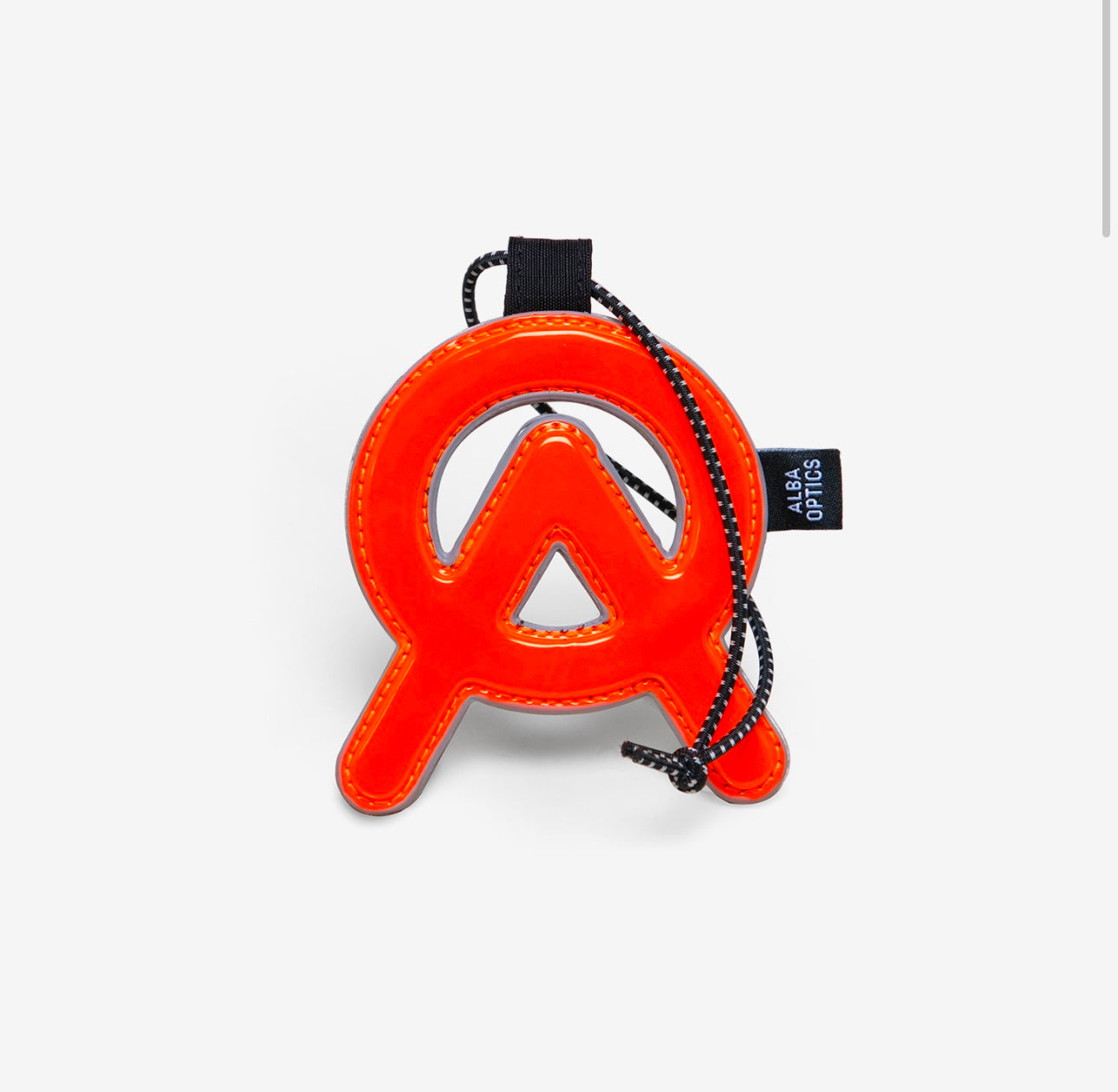 Alba Optics - Keychain Logo Reflector Balck Orange