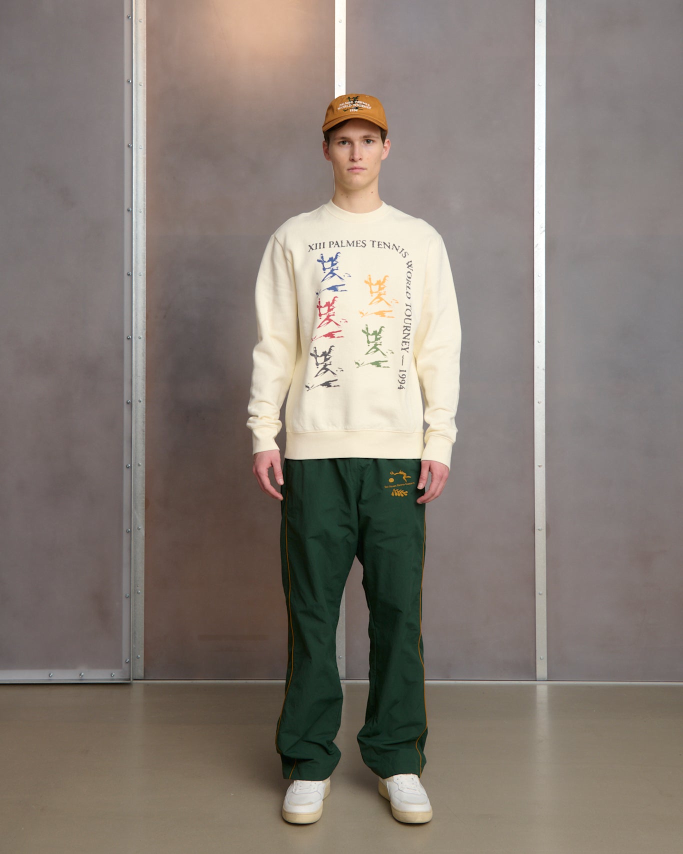 Palmes - Crewneck Tourney off-white