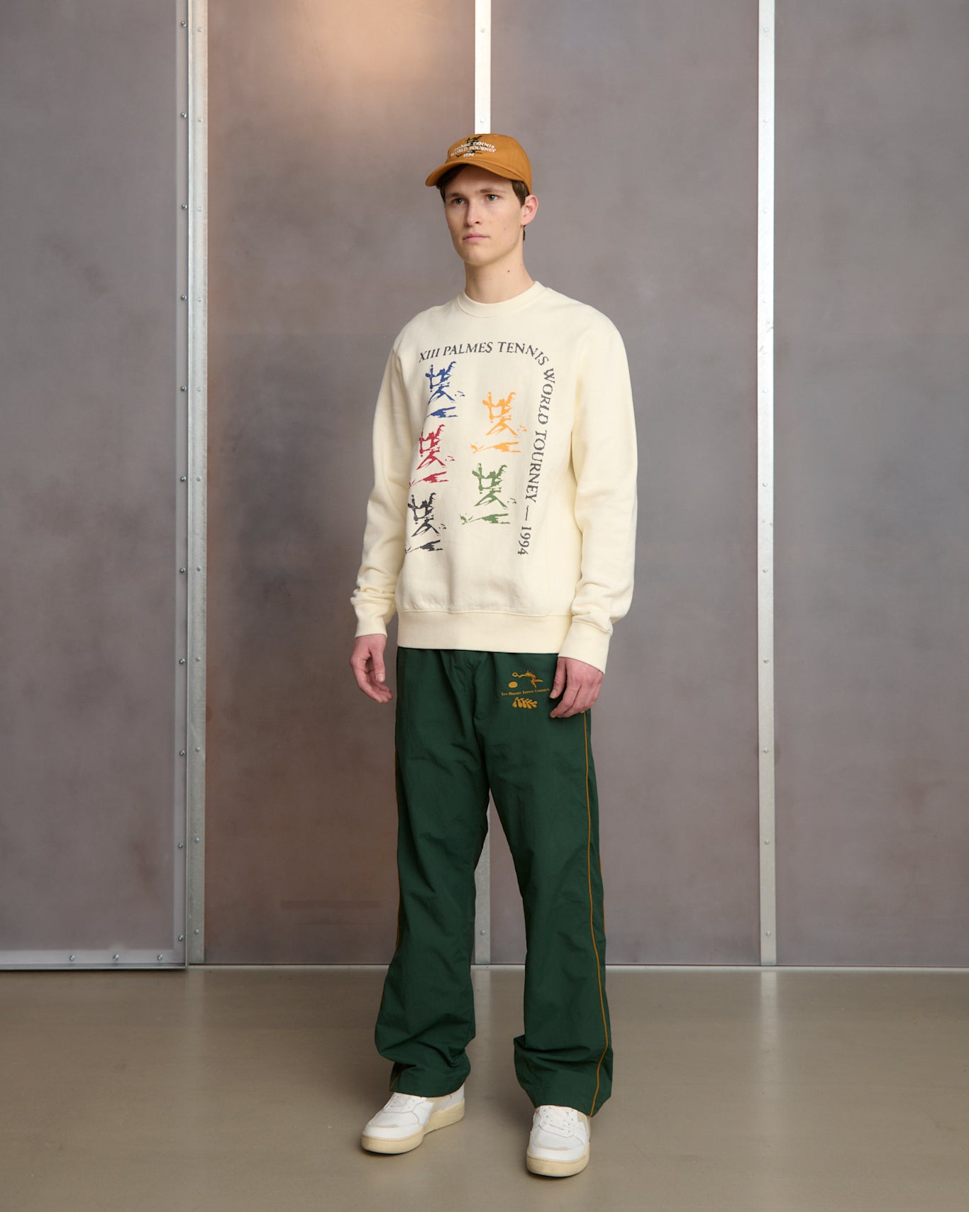 Palmes - Crewneck Tourney off-white