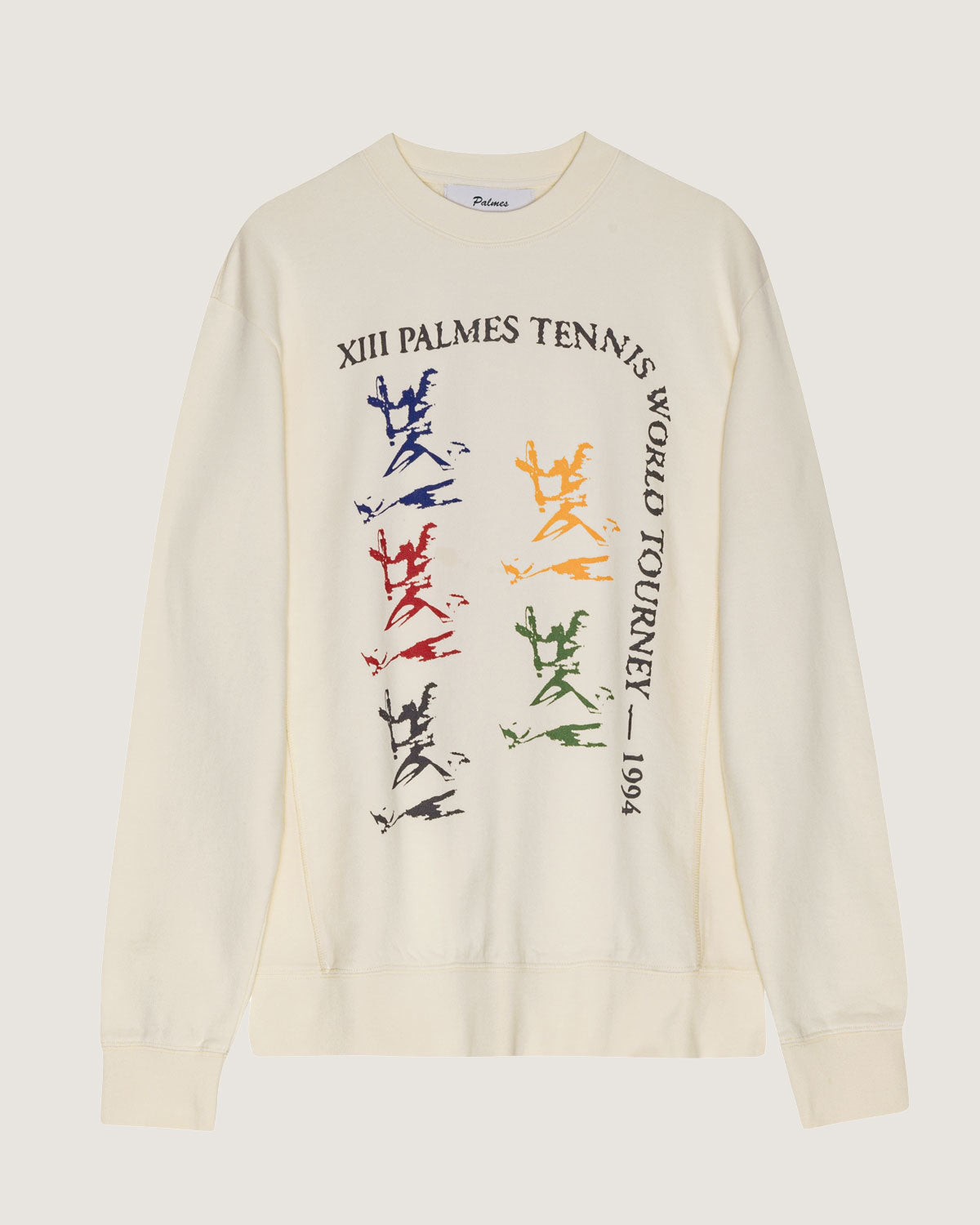 Palmes - Crewneck Tourney off-white