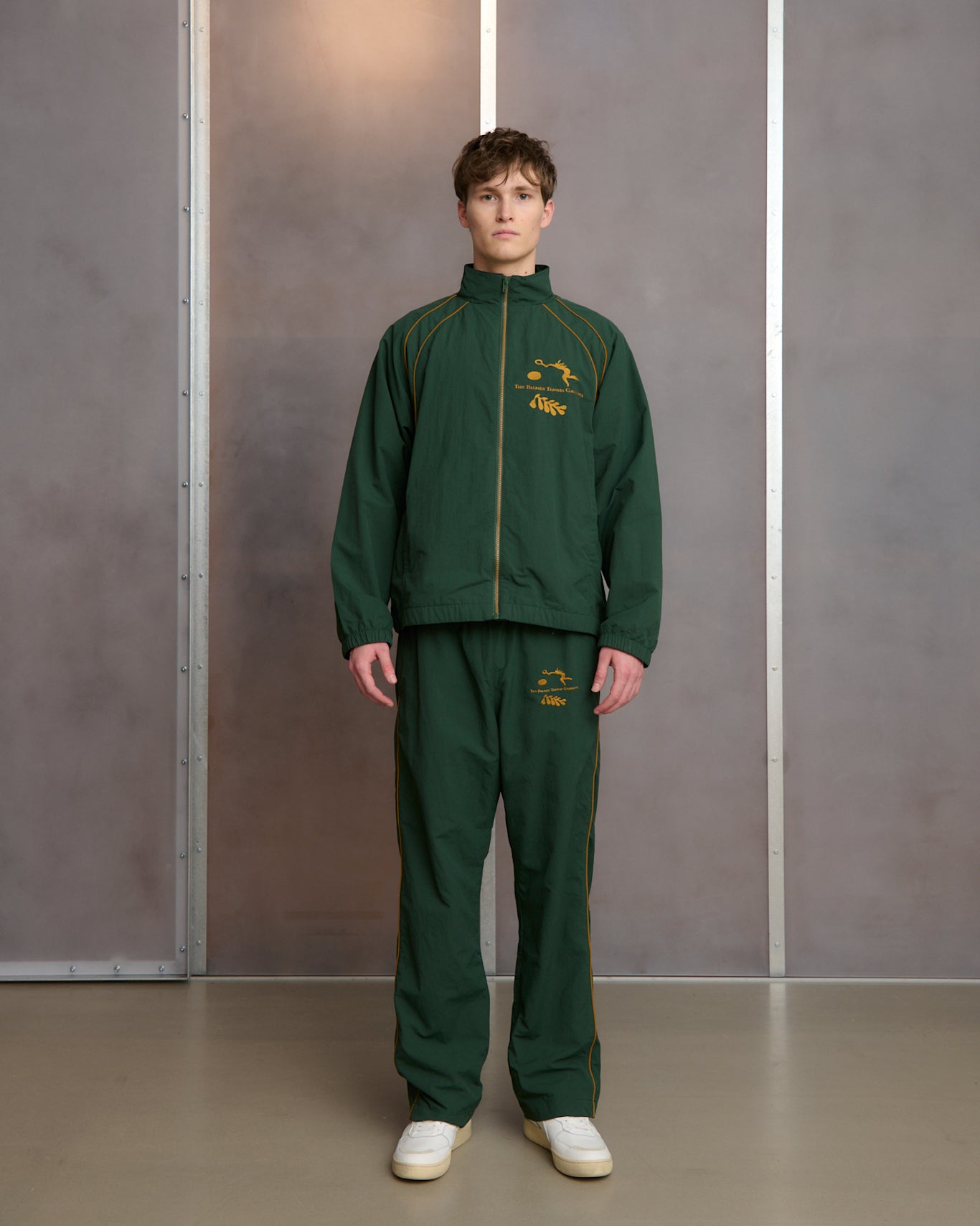 Palmes - Track Jacket Gardens Dark Green