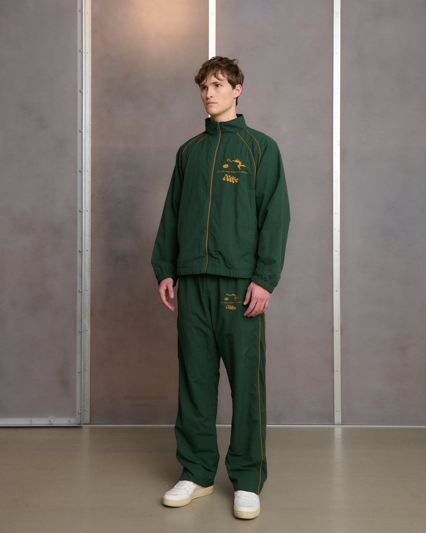 Palmes - Track Jacket Gardens Dark Green