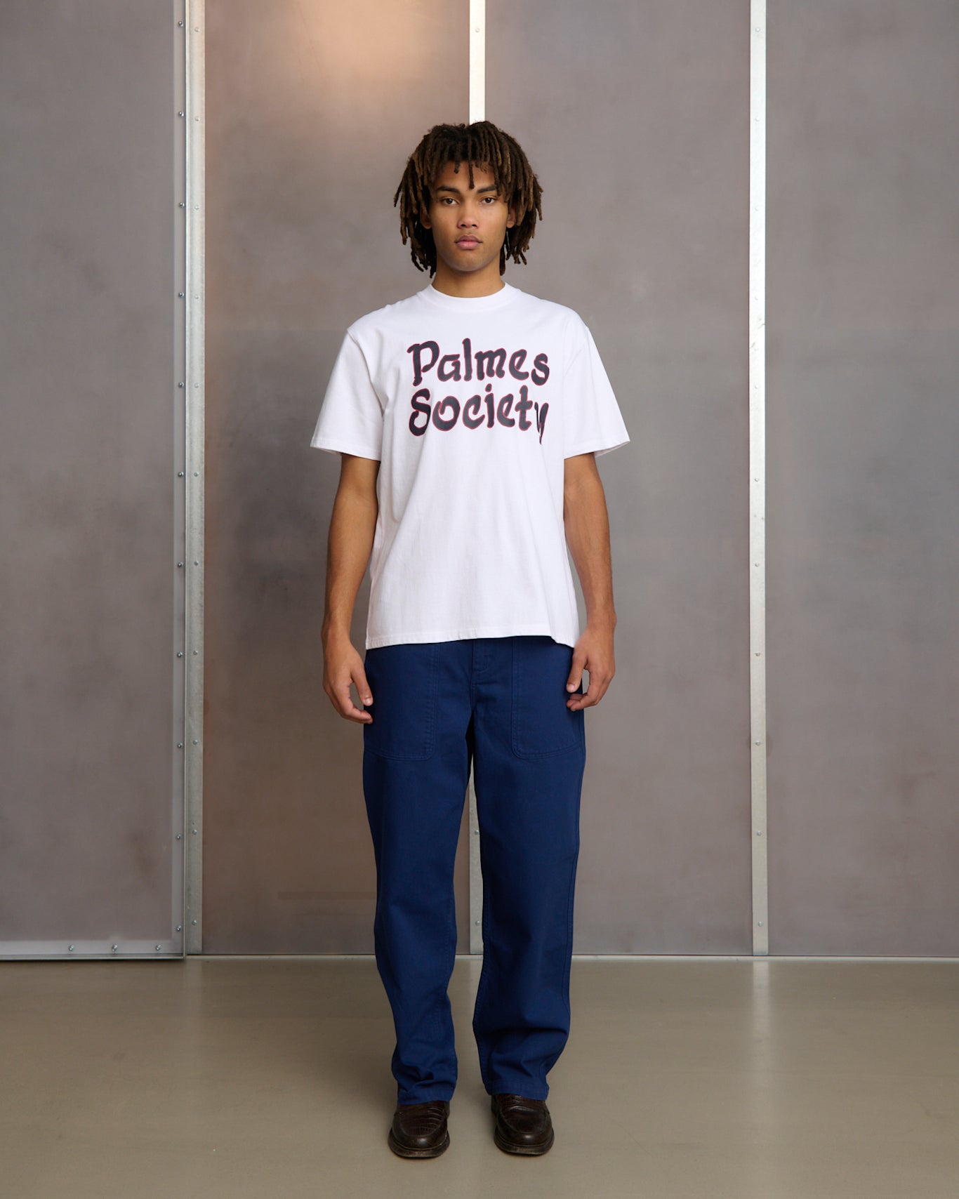 Palmes - T-shirt Society White