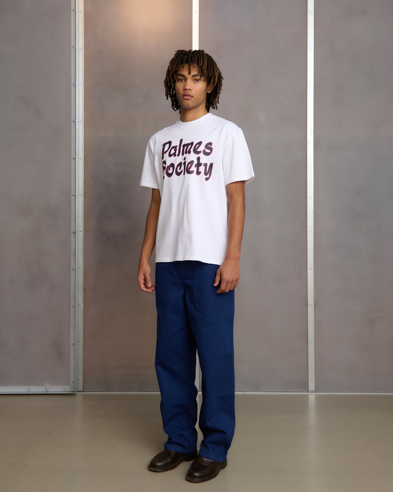 Palmes - T-shirt Society White